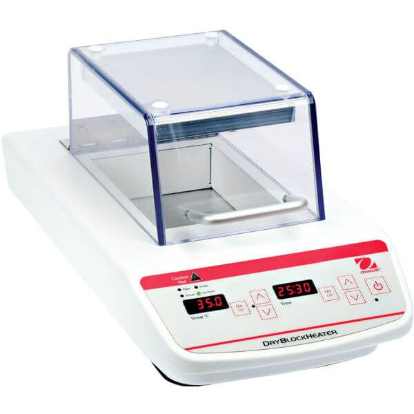OHAUS 30392101 Digital Dry Block Heater with Heated Lid HB2DGHL, 2 Block, 120V, Up to 100 °C