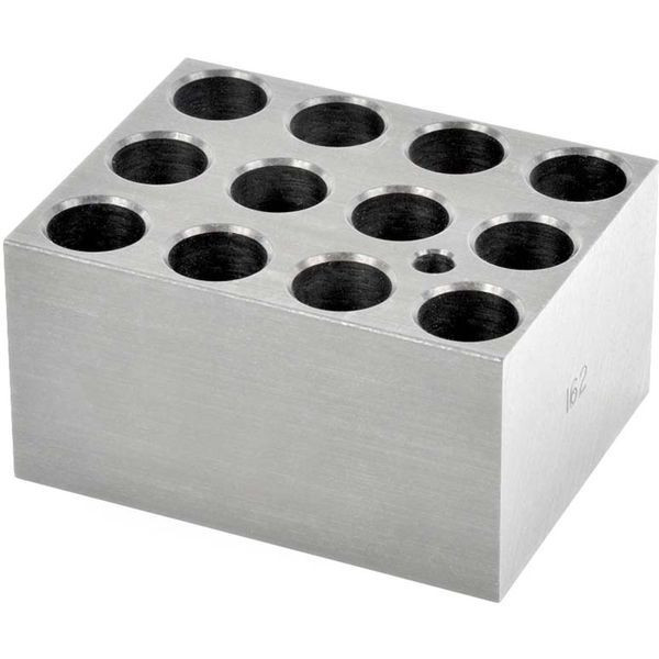 OHAUS 30400153 Dry Block Heater Module Block, 15/16 mm Tubes, 12 Wells