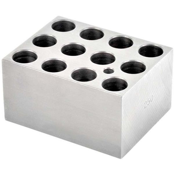 OHAUS 30400172 Dry Block Heater Module Block, 15 mL Conical Centrifuge Tubes, 12 Wells