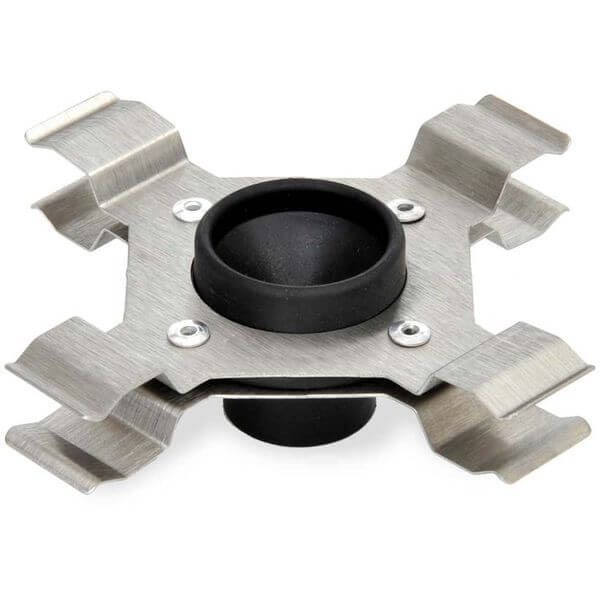 OHAUS 30400207 Vortex Mixer Ampule Tube Holder, Small, 15-17 mm Grip Range, Stainless Steel