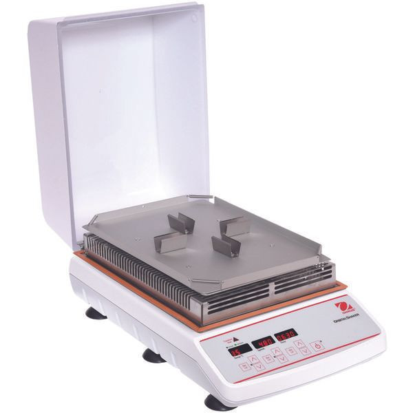 OHAUS 30391931 Incubating Light Duty Orbital Shaker ISLDMPHDGL, Lid Version, 4 Microplates, 100-1200 rpm, 120 V