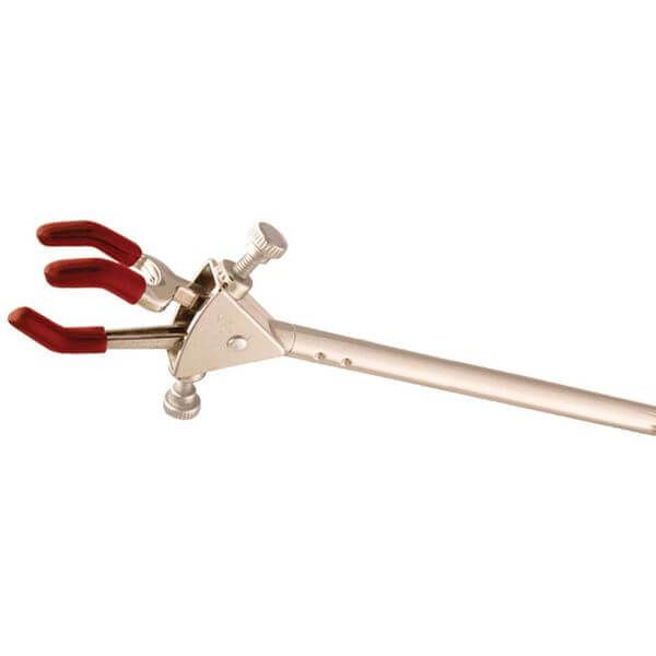 OHAUS 30392204 Multi-Purpose Extension Clamp CLM-MULTI3DZS, 3-Prong Dual Adjust, Nickel-Plated, Small, 0-46 mm Grip