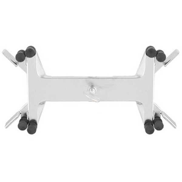 OHAUS 30392227 Double Buret Holder Clamp CLS-BTDBLS, Stainless Steel, for Micro to 100 mL Burets