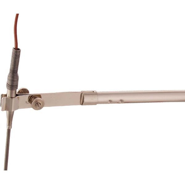 OHAUS 30392239 Thermometer Extension Clamp CLS-THMEXZ, Nickel-Plated Zinc, 6-12 mm Grip, 5 in Arm