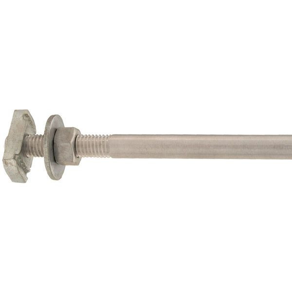 OHAUS 30392266 Bar Connector CLC-HTZMBA05, Rod with Channel Connector, Aluminum, 2 in Rod