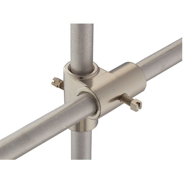 OHAUS 30392256 Rod End Connector CLC-RDENDZ, Nickel-Plated Zinc, Fixed 90°, for Rods up to 13 mm