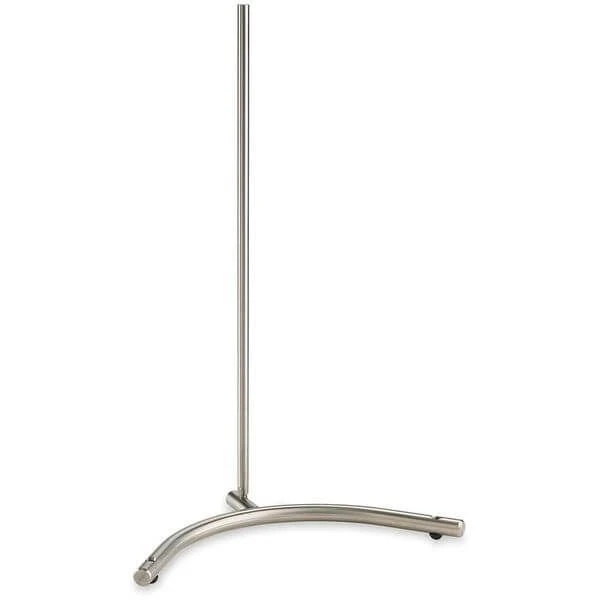 OHAUS 30400035 Support Stand with Rod CLR-STRODS152, Stainless Steel, 60 in (152 cm) Rod, 10.5 x 17.75 in Base