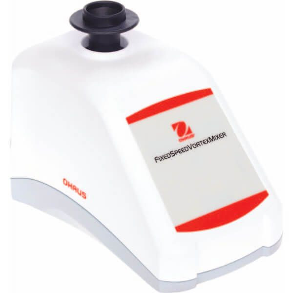 OHAUS 30392108 Mini Vortex Mixer VXMNFS, Fixed Speed, 3,200 rpm, One-Touch Operation, 120V