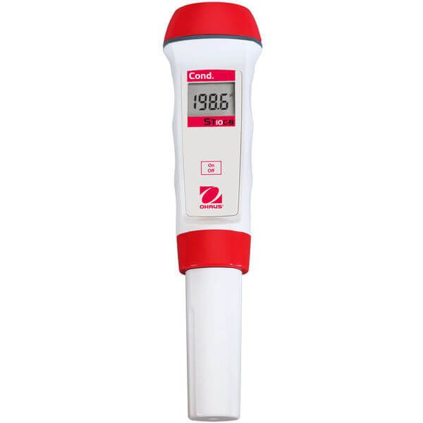 OHAUS 30073973 Starter Conductivity Pen Meter ST10C-B, 0-1,999 µS/cm, ±2.5% FS, IP67