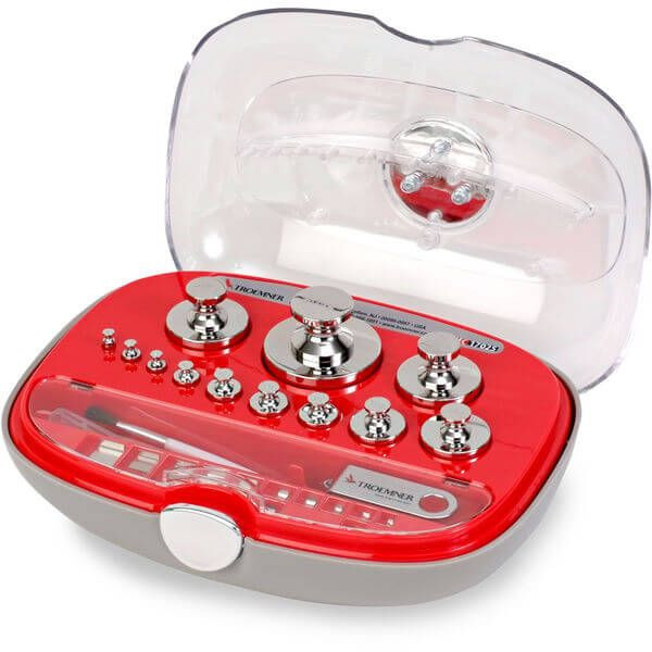 OHAUS 30391557 ASTM Class 1 Calibration Weight Set, 500 g to 1 mg, with Non-Accredited Calibration Certificate,