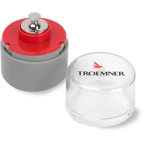 OHAUS 30391594 ASTM Class 1 Calibration Weight, 50 g, Two-Piece Knob Style, with Non-Accredited Calibration Certificate