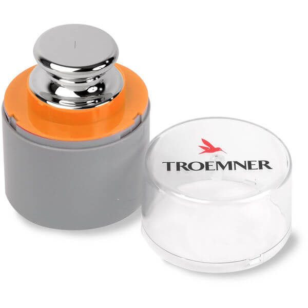 OHAUS 80780302 OIML Class E2 Calibration Weight, 1 kg, One-Piece, with Accredited Calibration Certificate