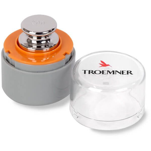 OHAUS 30390860 OIML Class F2 Calibration Weight, 200 g, Two-Piece, No Certificate
