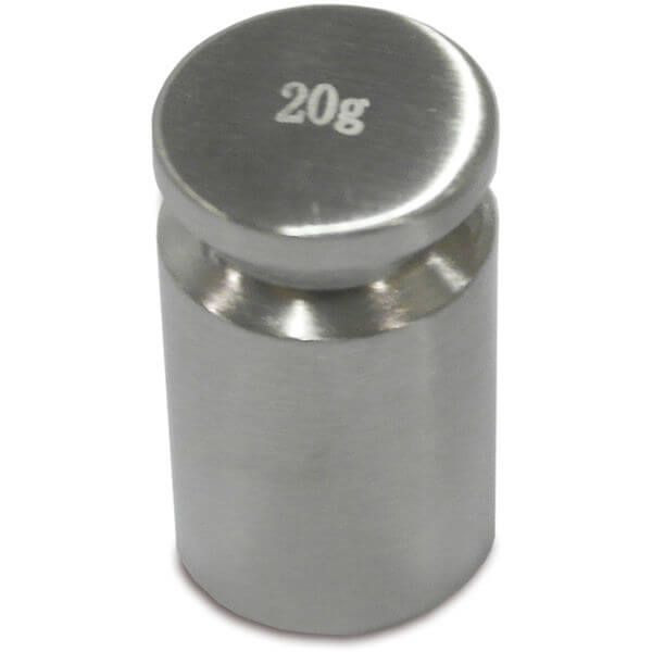 OHAUS 80850122 ASTM Class 6 Cylindrical Weight, 20 g, Body