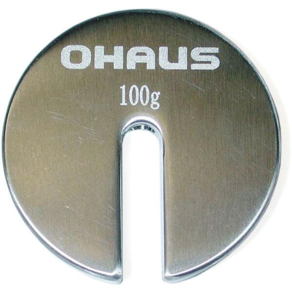 OHAUS 80850146 ASTM Class 6 Slotted Weight, 100 g