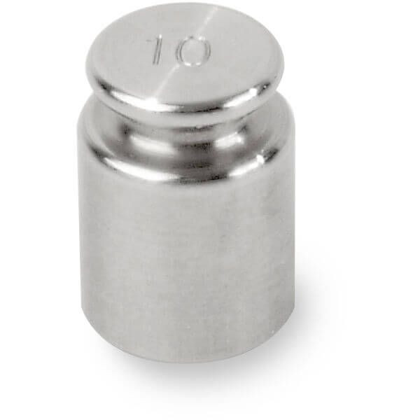 OHAUS 30391006 ASTM Class 7 ECON Weight, 10 g, One-Piece Cylindrical, No Certificate