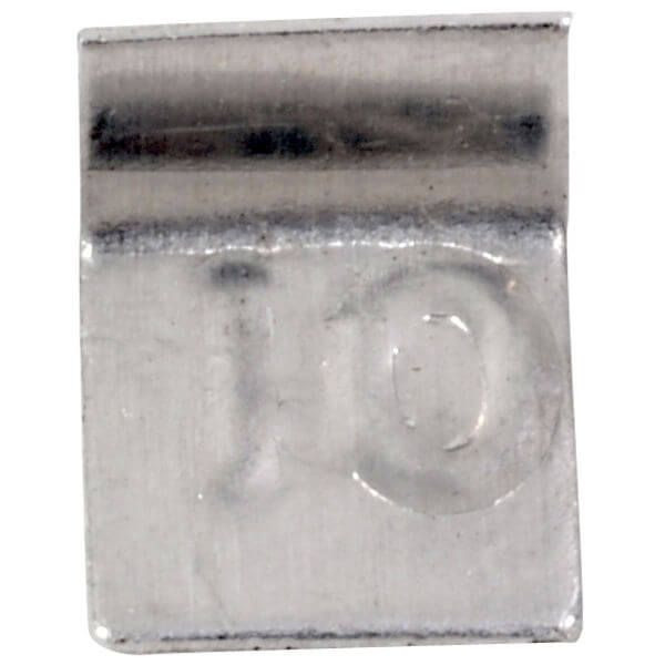 OHAUS 30391015 ASTM Class 7 ECON Weight, 10 mg, One-Piece Flat, No Certificate