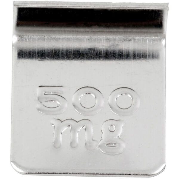 OHAUS 30391030 ASTM Class 7 ECON Weight, 500 mg, One-Piece Flat, with Non-Accredited Calibration Certificate