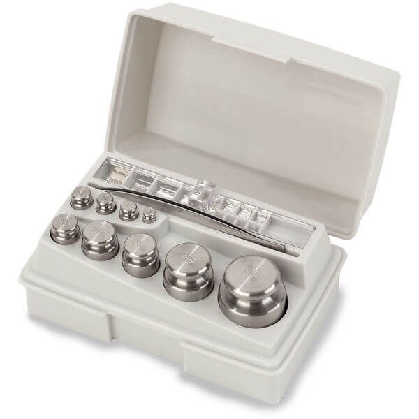 OHAUS 30390991 ASTM Class 7 ECON Weight Set, 100 g to 10 mg, with Non-Accredited Calibration Certificate