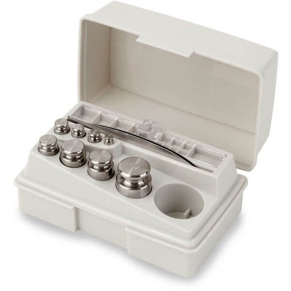 OHAUS 30390996 ASTM Class 7 ECON Weight Set, 50 g to 1 g, with Non-Accredited Calibration Certificate