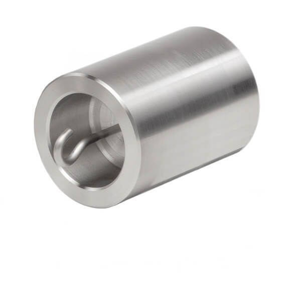 OHAUS 83040699 Two-Piece Loose Hook Top and Bottom Weight, 50 g, ASTM Class 5, No Certificate