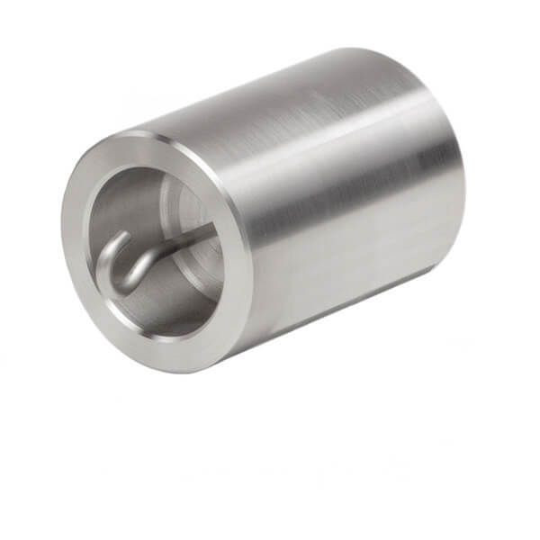 OHAUS 83040568 Two-Piece Loose Hook Top and Bottom Weight, 50 lb, ASTM Class 5, No Certificate