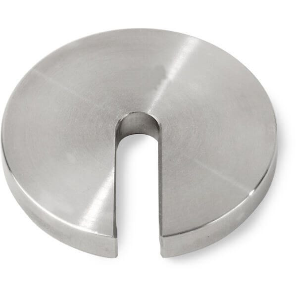 OHAUS 30390764 ECON Stainless Steel Slotted Weight, 0.1 N, ASTM Class 7, with Non-Accredited Calibration Certificate