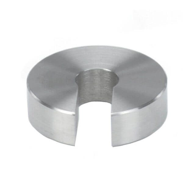 OHAUS 83040806 Stainless Steel Slotted Weight, 1/4 oz, ASTM Class 5, One-Piece, with Accredited Calibration Certificate