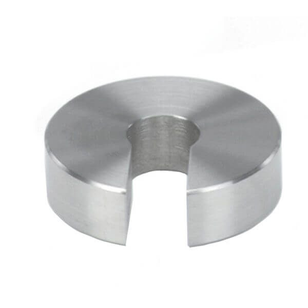 OHAUS 83040847 Stainless Steel Slotted Weight, 1 g, ASTM Class 5, One-Piece, with Accredited Calibration Certificate