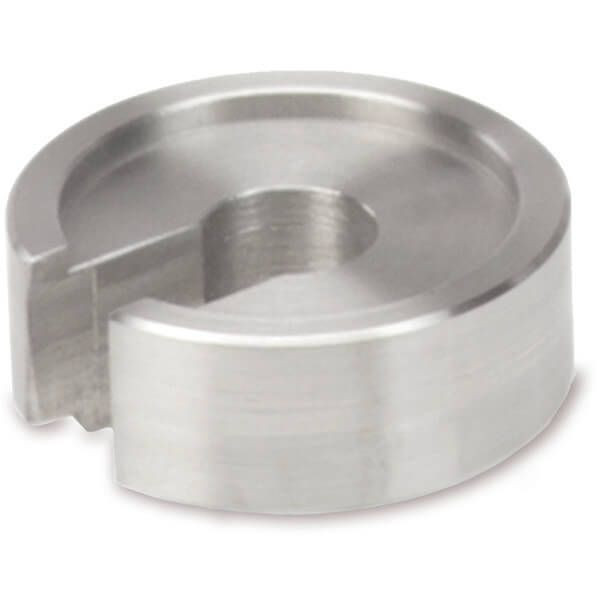 OHAUS 83040788 Two-Piece Interlocking Slotted Weight, 8 oz, ASTM Class 5, with Accredited Calibration Certificate