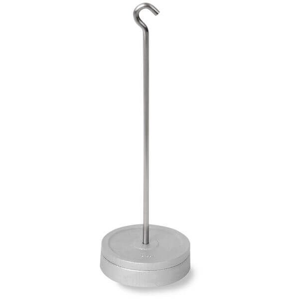 OHAUS 83040493 Cast Iron Weight Hanger, 2 lb, 9.25 in, ASTM Class 7, with Accredited Calibration Certificate