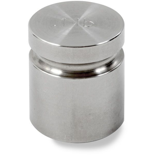 OHAUS 83040883 ASTM Class 5 One-Piece Cylindrical Test Weight, 0.1 lb, with Accredited Calibration Certificate