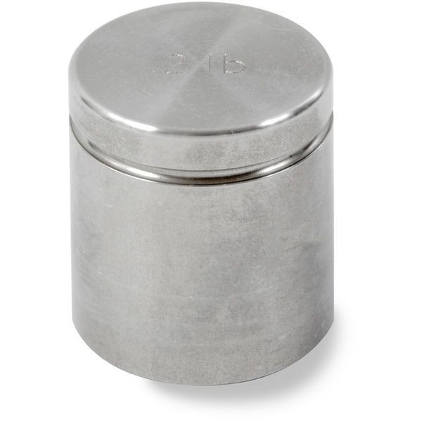 OHAUS 83040882 ASTM Class 5 One-Piece Cylindrical Test Weight, 0.2 lb, with Accredited Calibration Certificate