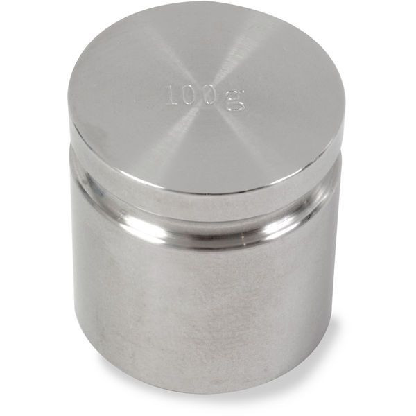 OHAUS 83040192 ASTM Class 5 One-Piece Cylindrical Test Weight, 100 g, No Certificate