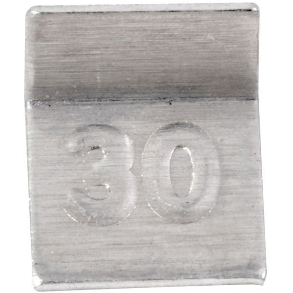 OHAUS 83040220 ASTM Class 5 One-Piece Flat Test Weight, 30 mg, No Certificate