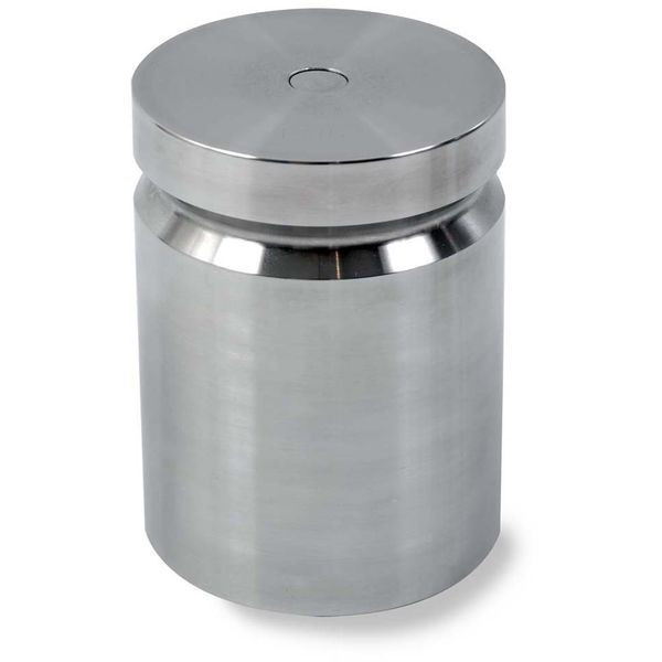 OHAUS 83040142 ASTM Class 5 Stainless Steel Cylindrical Test Weight, 10 lb, Two-Piece, No Certificate