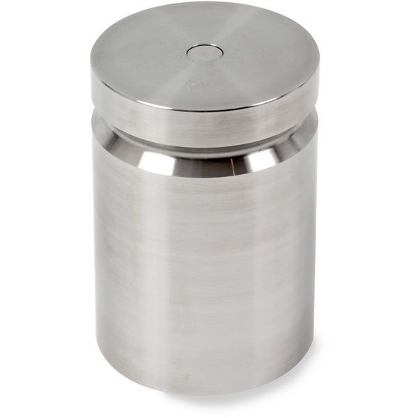 OHAUS 83040174 ASTM Class 5 Stainless Steel Cylindrical Test Weight, 5,000 g, Two-Piece, No Certificate