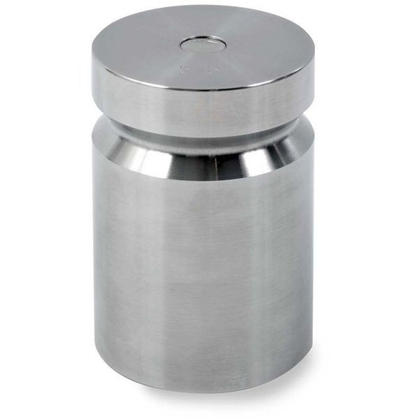 OHAUS 83040145 ASTM Class 5 Stainless Steel Cylindrical Test Weight, 5 lb, Two-Piece, with Accredited Calibration