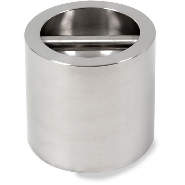 OHAUS 83040238 ASTM Class 5 Stainless Steel Grip Handle Test Weight, 10 kg, Two-Piece, No Certificate