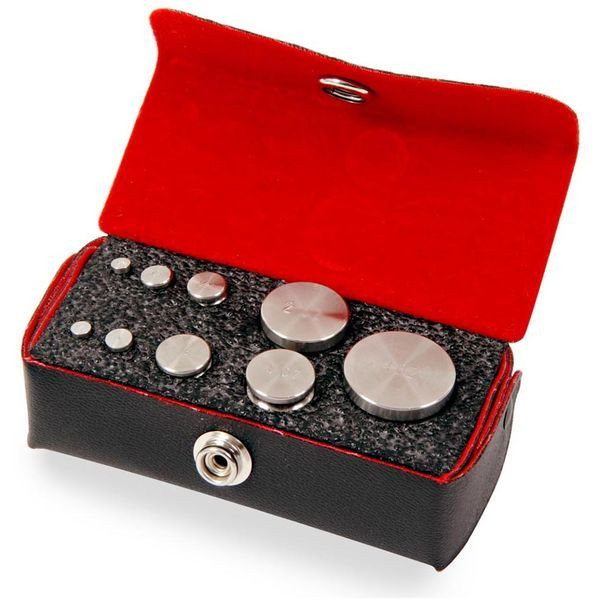 OHAUS 83040358 ASTM Class 5 Test Weight Set, 0.2 lb to 0.001 lb, 11 Pieces, No Certificate
