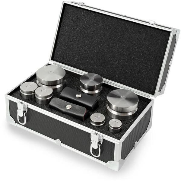 OHAUS 83040374 ASTM Class 5 Test Weight Set, 10 lb to 1 oz, 27 Pieces, No Certificate
