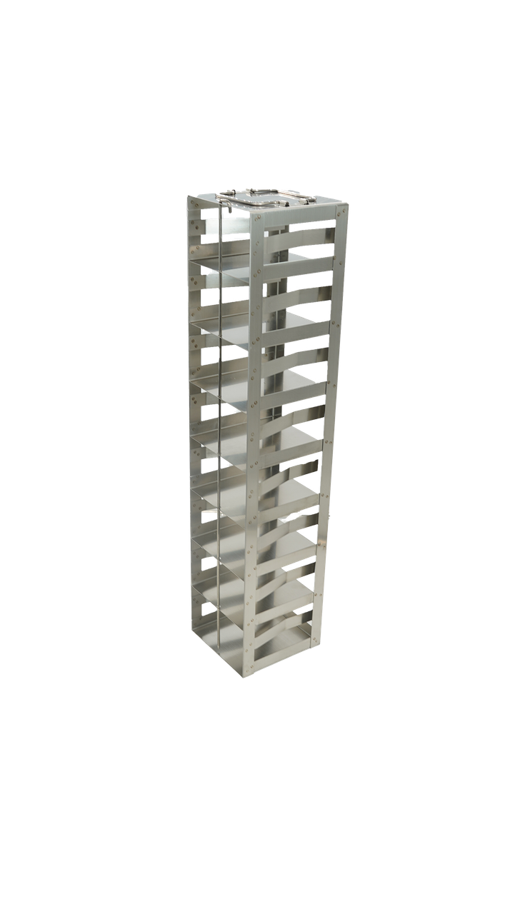 Crystal CF-8-3-S Vertical Freezer Rack with Spring Clips for 3" Boxes