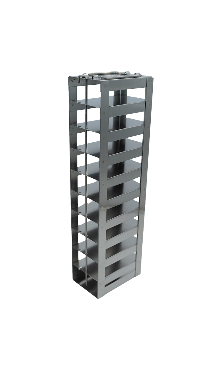 Crystal CFDP-10 Vertical Freezer Rack for 96 Deep-Well Plates & Tube Racks