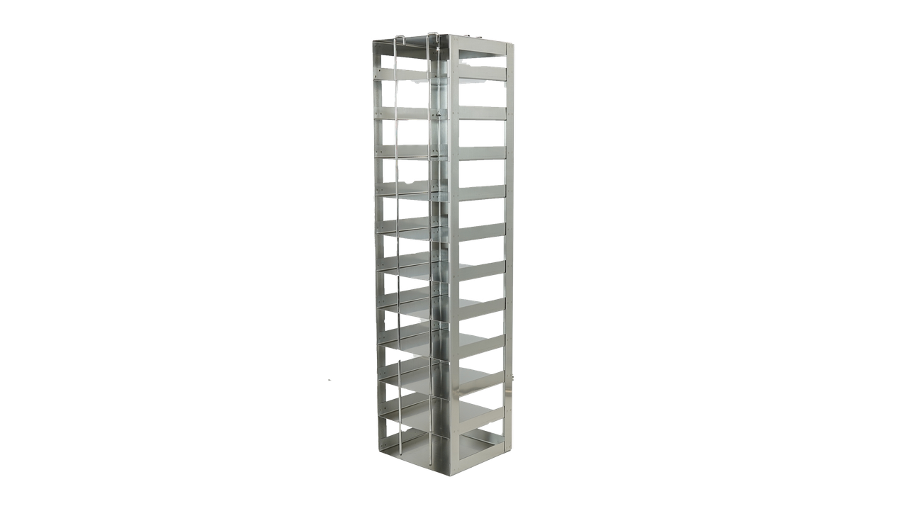Crystal CFM-1115 Vertical Freezer Rack for 50-Cell 1.5 mL Microtube Boxes