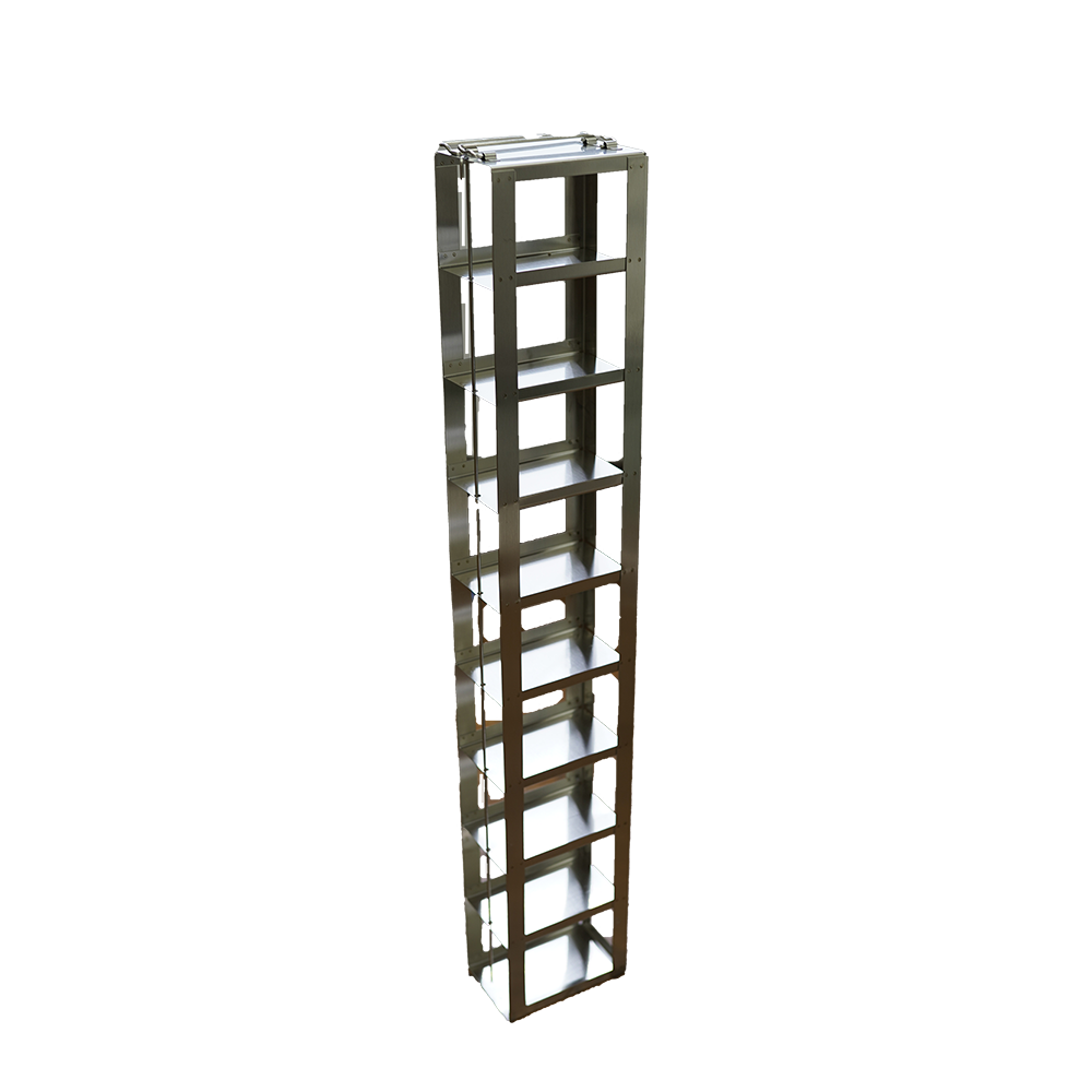 Crystal CFMH-9 Vertical Freezer Rack for Micronic/FluidX-Style Tube Racks to 3 7/16" H