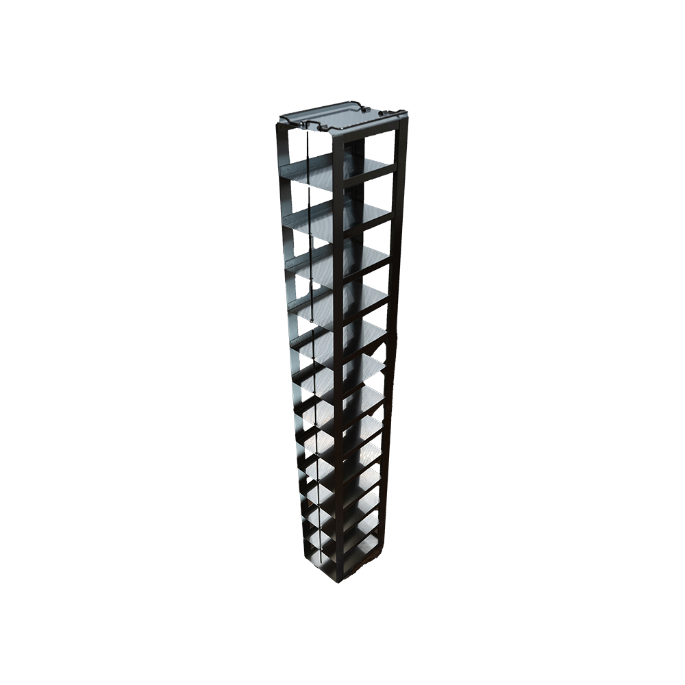 Crystal CFMX-13-2 Vertical Freezer Rack for SBS Tube Racks 2 3/16"-2 7/16" H
