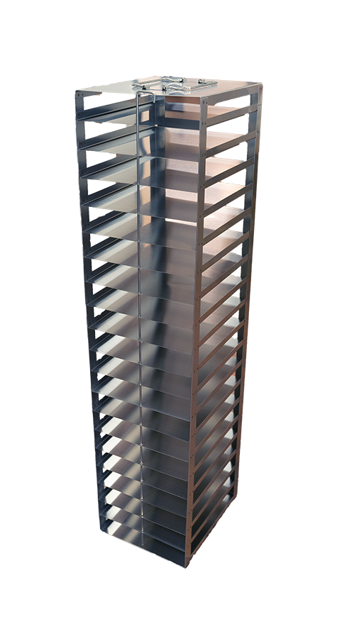 Crystal CFS-100-20 Vertical Freezer Rack for 100-Place Slide Boxes