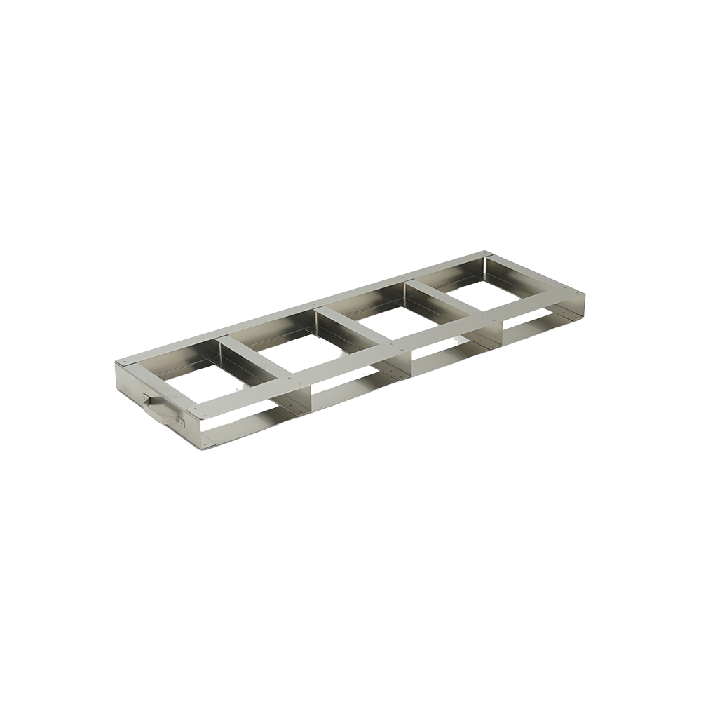 Crystal F-C-DF200-4 Stainless Steel Frame for 4 Gambro C-DF200 Aluminum Blood Bag Canisters