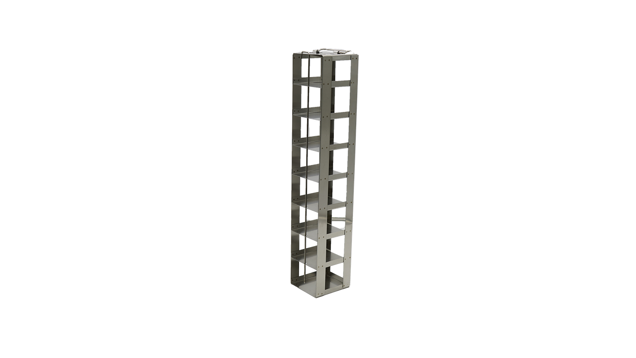 Crystal MCF-8-2 Vertical Freezer Rack for Mini 2" Boxes
