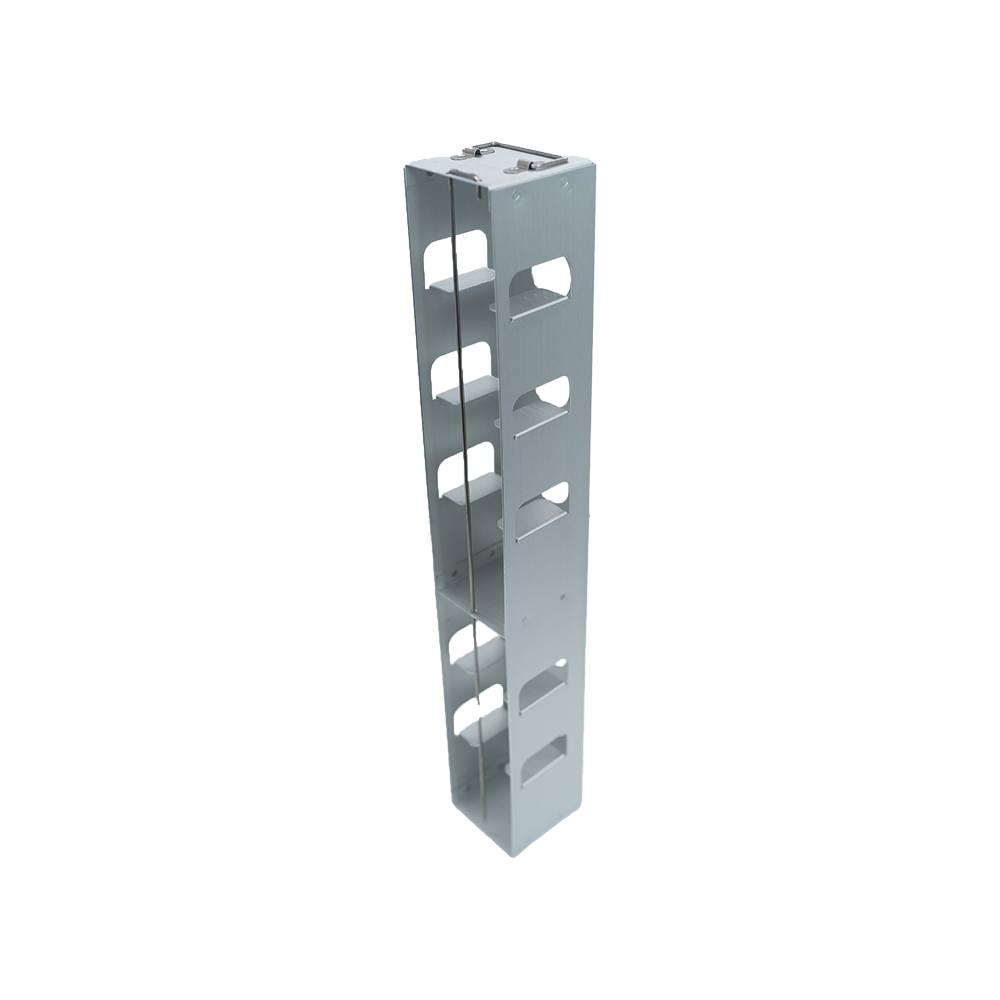 Crystal MCFA-7-3 Aluminum Vertical Freezer Rack for Mini 3" Boxes